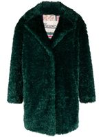 Herno faux-fur coat - Vert - thumbnail