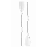 Set met 2 peddels - kunststof/aluminium - 130 cm - voor opblaasbare boot en kano