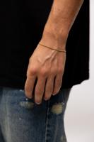 Qream Connel Armband Heren Goud - Maat 22cm - Kleur: Goud | Soccerfanshop
