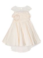 MARCHESA KIDS COUTURE robe longue à fleurs - Tons neutres - thumbnail