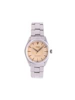 Rolex montre Oyster Perpetual 34 mm pre-owned - Blanc