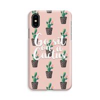 Cactus quote: iPhone X Volledig Geprint Hoesje