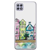 Samsung Galaxy A22 5G siliconen telefoonhoesje - Amsterdam
