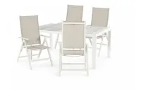 Hartman diningset tanger 168 aruba verstelbaar royal white