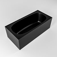 Vrijstaand bad Mondiaz Freeze | 180x85 cm | Solid surface | Ovaal | Urban