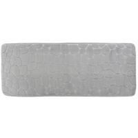 Tendance Badmat Pebble - Memory Foam - extra lang - lichtgrijs - 45 x 120 cm - antislip