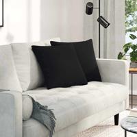 Sofa kussens Zwart Stof