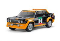 Tamiya Fiat 131 Abarth Rally Olio Fiat radiografisch bestuurbaar model Sportauto Elektromotor 1:10 - thumbnail