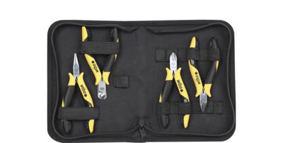 Wiha Z99000104 Tangenset Professional ESD zij-, schuine kopknip-, punttang 5-delig incl. gereedschapsmap - 33507