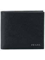 Prada portefeuille à plaque logo - Noir