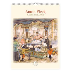 Anton Pieck Kalender 2026 Groot Poffertjes & Wafelen