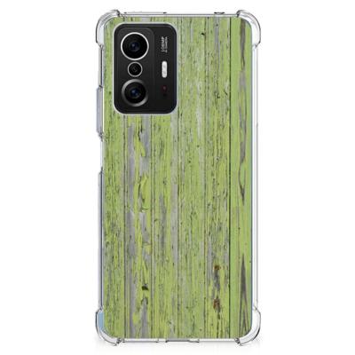 Xiaomi 11T | 11T Pro Stevig Telefoonhoesje Green Wood Xiaomi 11T | 11T Pro Stevig Telefoonhoesje Green Wood