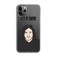 Let It Snow: iPhone 11 Pro Max Transparant Hoesje