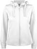 Clique 021015 Basic Active Hoody FZ Ladies - Wit - XS