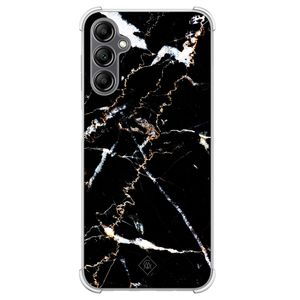 Samsung Galaxy A14 shockproof hoesje - Marmer zwart