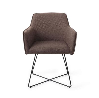 Jesper Home Hofu eetkamerstoel Potters Clay cross black
