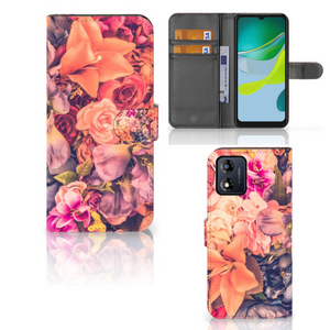 Motorola Moto E13 4G Hoesje Bosje Bloemen