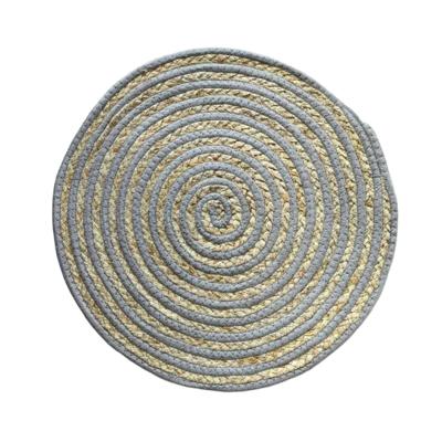 Placemat Versa Grijs Polyester Katoen 38 x 1 x 38 cm