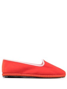 Scarosso chaussons Valentina en velours - Rouge