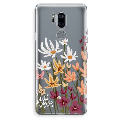 Painted wildflowers: LG G7 Thinq Transparant Hoesje