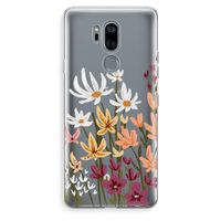 Painted wildflowers: LG G7 Thinq Transparant Hoesje