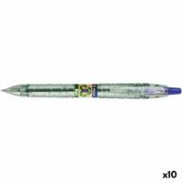 Pen Pilot Ecoball Gerecycled plastic Blauw 1 mm (10 Stuks) Pen Pilot Ecoball Gerecycled plastic Blauw 1 mm (10 Stuks)