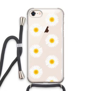 Margrietjes: iPhone 8 Transparant Hoesje met koord