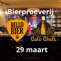 Hellobier Bierproeverij bij Café Chefs