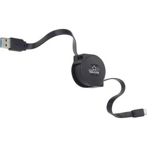 Renkforce USB-kabel USB 3.2 Gen1 (USB 3.0 / USB 3.1 Gen1) USB-C stekker, USB-A stekker 0.80 m Zwart RF-4352328