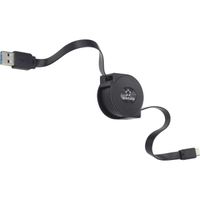 Renkforce USB-kabel USB 3.2 Gen1 (USB 3.0 / USB 3.1 Gen1) USB-C stekker, USB-A stekker 0.80 m Zwart RF-4352328 - thumbnail