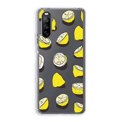 When Life Gives You Lemons...: Sony Xperia 10 III Transparant Hoesje