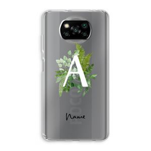 Green Brush: Xiaomi Poco X3 NFC Transparant Hoesje