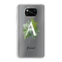 Green Brush: Xiaomi Poco X3 NFC Transparant Hoesje