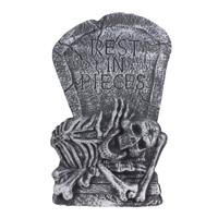 Decoratie grafsteen - Rest In Pieces - 60 cm - kerkhof horror - Halloween