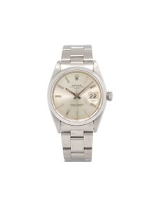 Rolex montre Oyster Perpetual 34 mm pre-owned - Argent