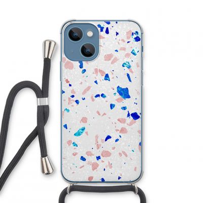 Terrazzo N°6: iPhone 13 mini Transparant Hoesje met koord