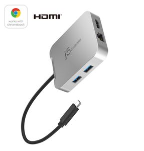 j5create JCD391-N USB-C mini-dockingstation USB-C Power Delivery