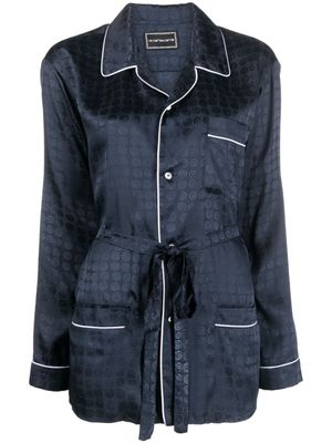 10 CORSO COMO chemise à taille ceinturée - Bleu