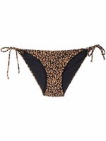 Nanushka bas de bikini à imprimé animalier - Marron - thumbnail