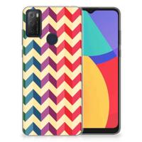 Alcatel 1S (2021) | TPU bumper | Zigzag Multi Color