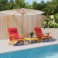 VidaXL Stoelkussens 2 st adirondack oxford stof rood