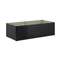 Metalen hochbeet - 200 x 100 x 60 cm - staal (gegalvaniseerd)
