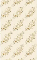 Duni dunicel tafelkleed holiday star 138x220cm crème 1 stuks