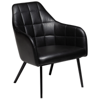 EMBRACE lounge stoel Danform vintage zwart