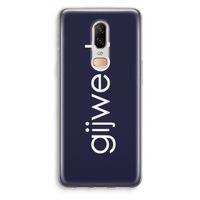 Gijweet: OnePlus 6 Transparant Hoesje