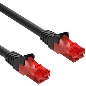 Cat 6 - U/UTP - Netwerkkabel - Patchkabel - Internetkabel - 10 Gbps - 1.5 meter - Zwart - Allteq