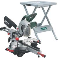 Metabo kgs 216 m afkortzaag + ums onderstel | 1500 watt met trekfunctie - 690647000