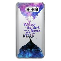 Stars quote: LG V30 Transparant Hoesje