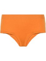 Alanui short nervuré à taille haute - Orange