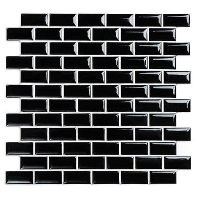 Sottocer Metro Wandtegel | 30x30 cm | Glans Zwart